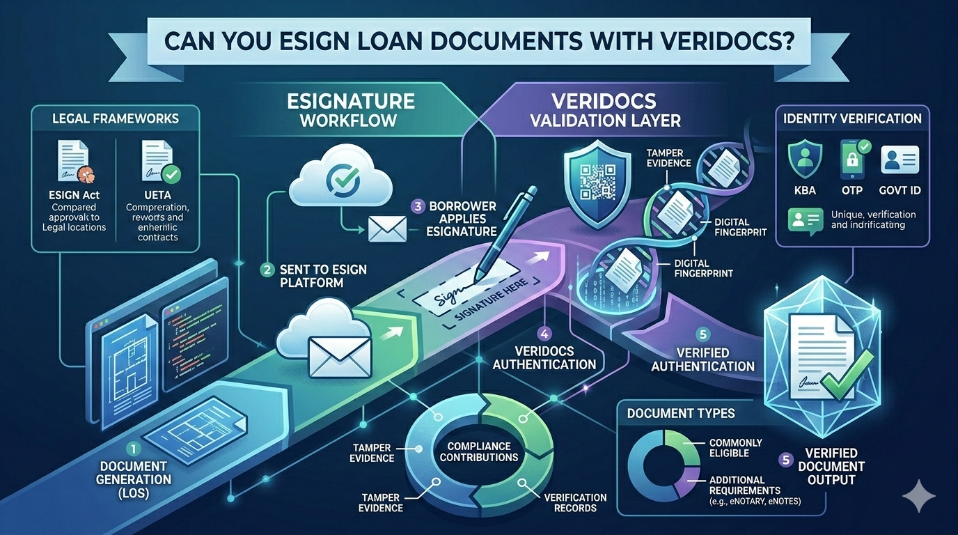 Can You eSign Loan Documents with VeriDocs