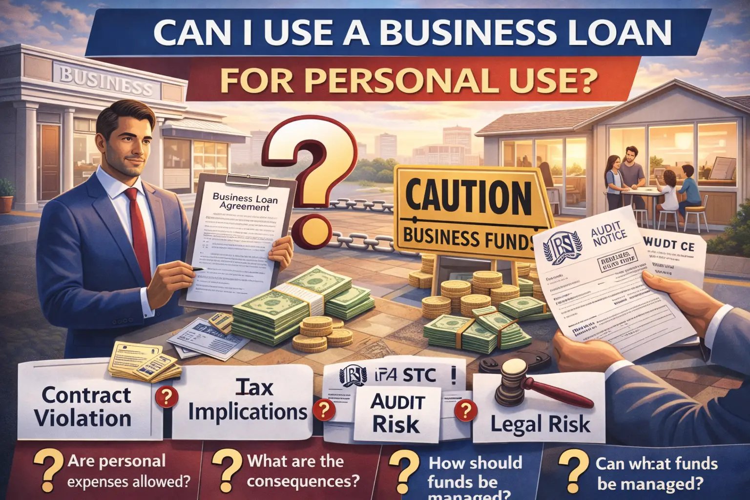 Can I Use a Business Loan for Personal Use