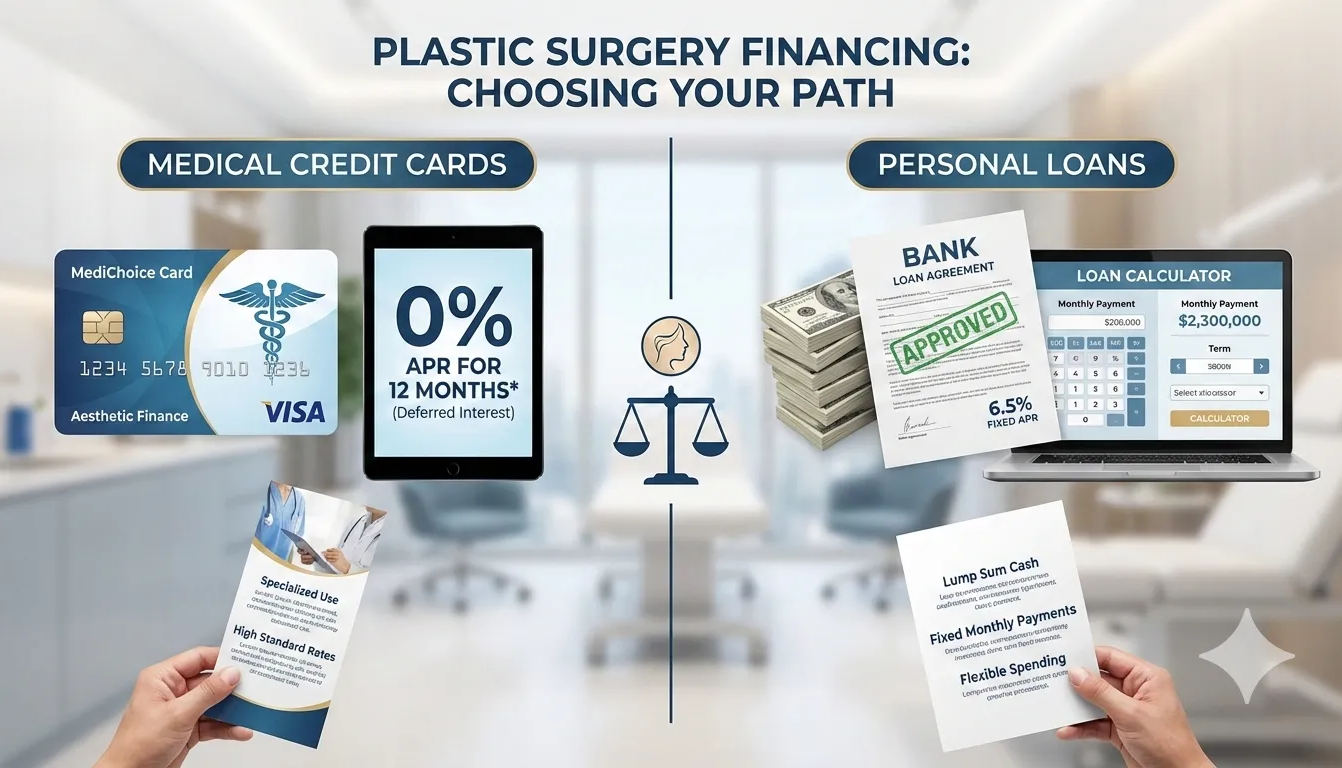 Medical Credit vs Personal Loans for Plastic Surgery