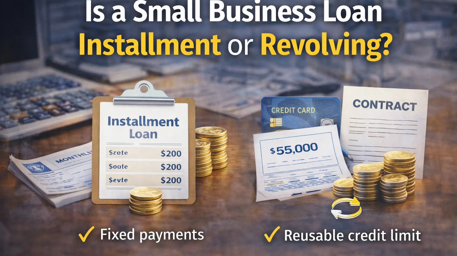 Is a Small Business Loan Installment or Revolving?
