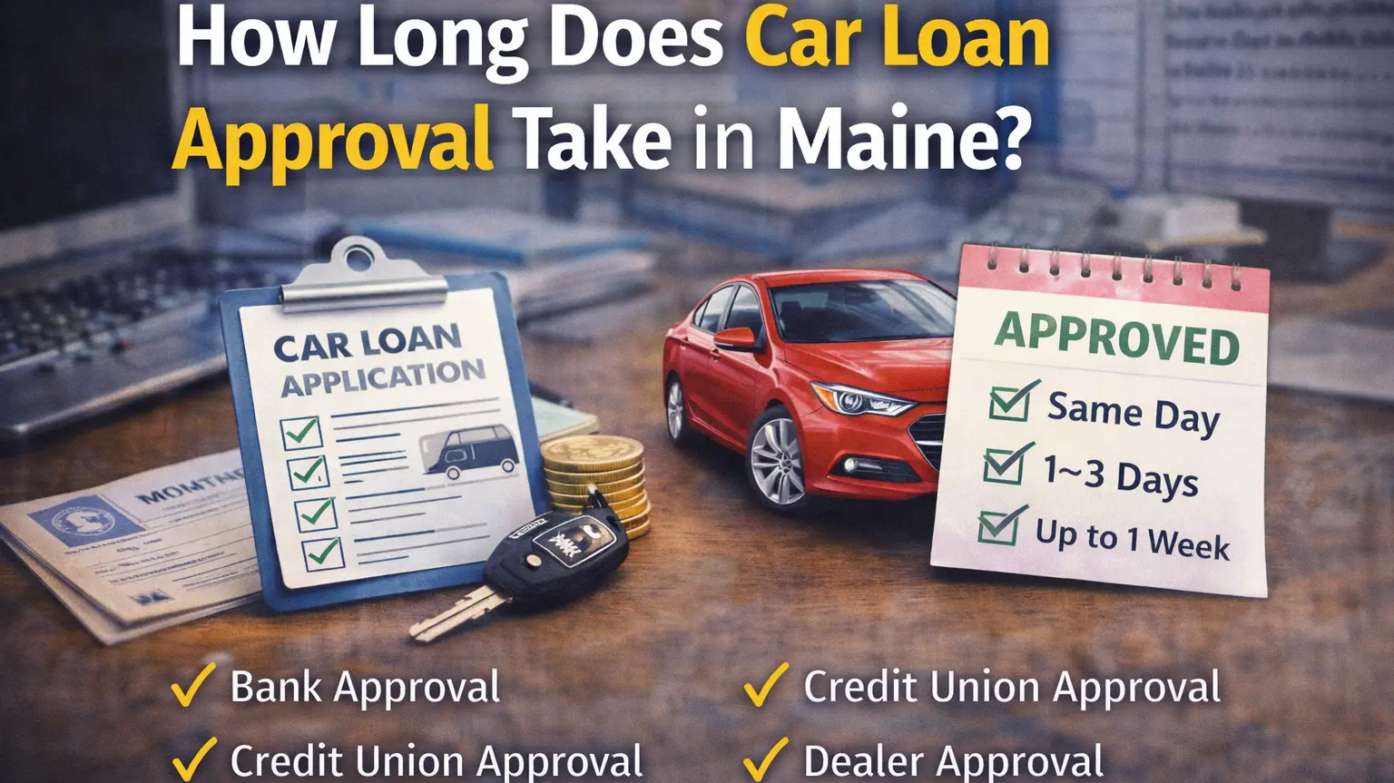 How Long Does Car Loan Approval Take in Maine?